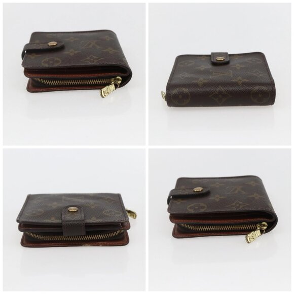 LOUIS VUITTON Monogram Compact zip Wallet M61667 LV Auth 153671 - Picture 16 of 16